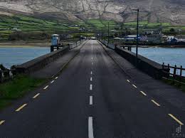 The Maurice O'Neill Bridge — road crossing onto Valentia Island